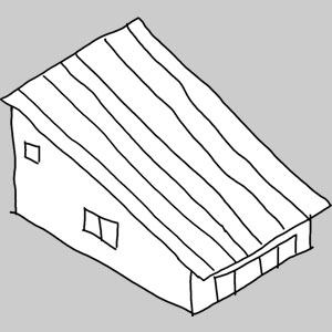 平屋-片流れ型