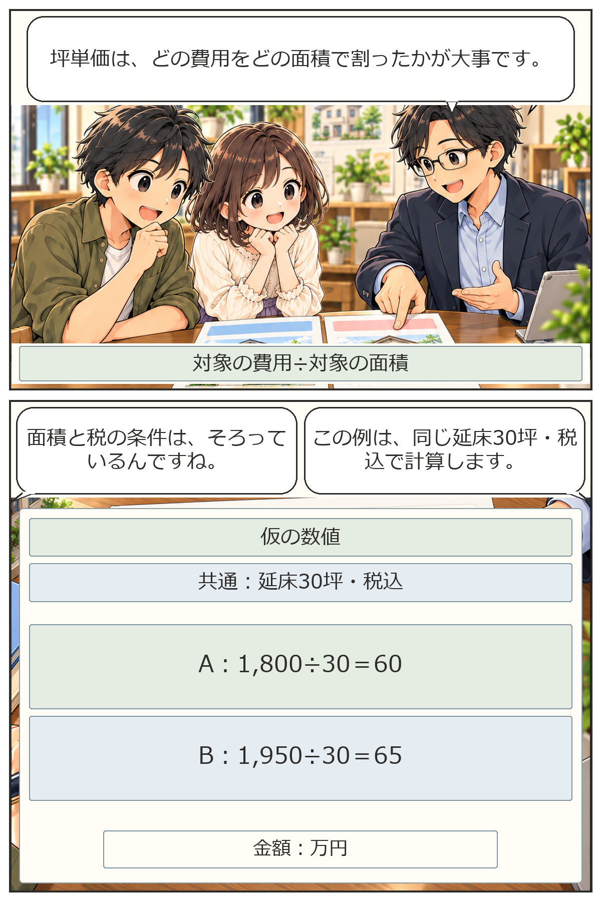 坪単価に含まれるもの・含まれないもの・2ページ目(全6ページ)