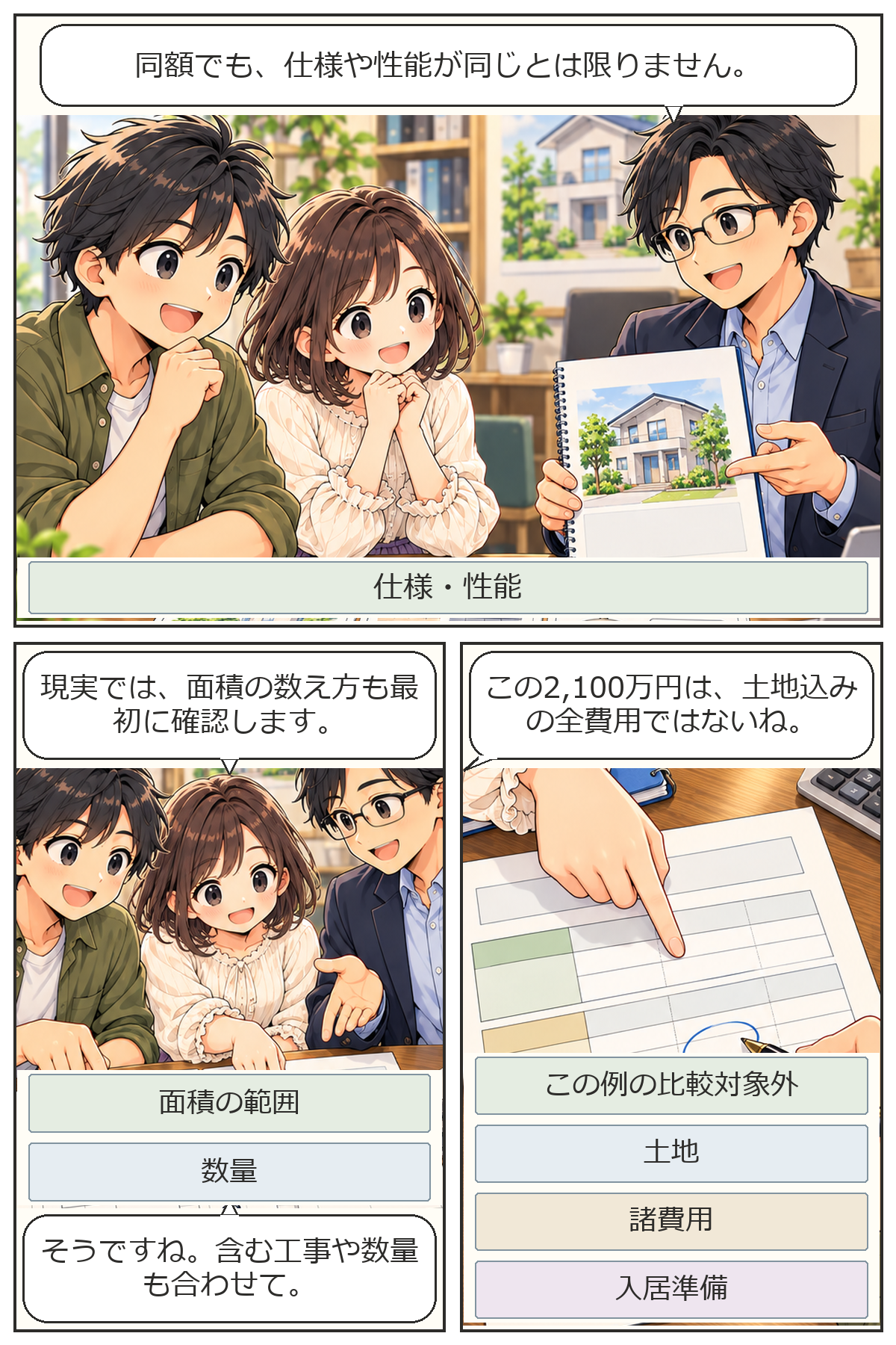 坪単価に含まれるもの・含まれないもの・4ページ目(全6ページ)