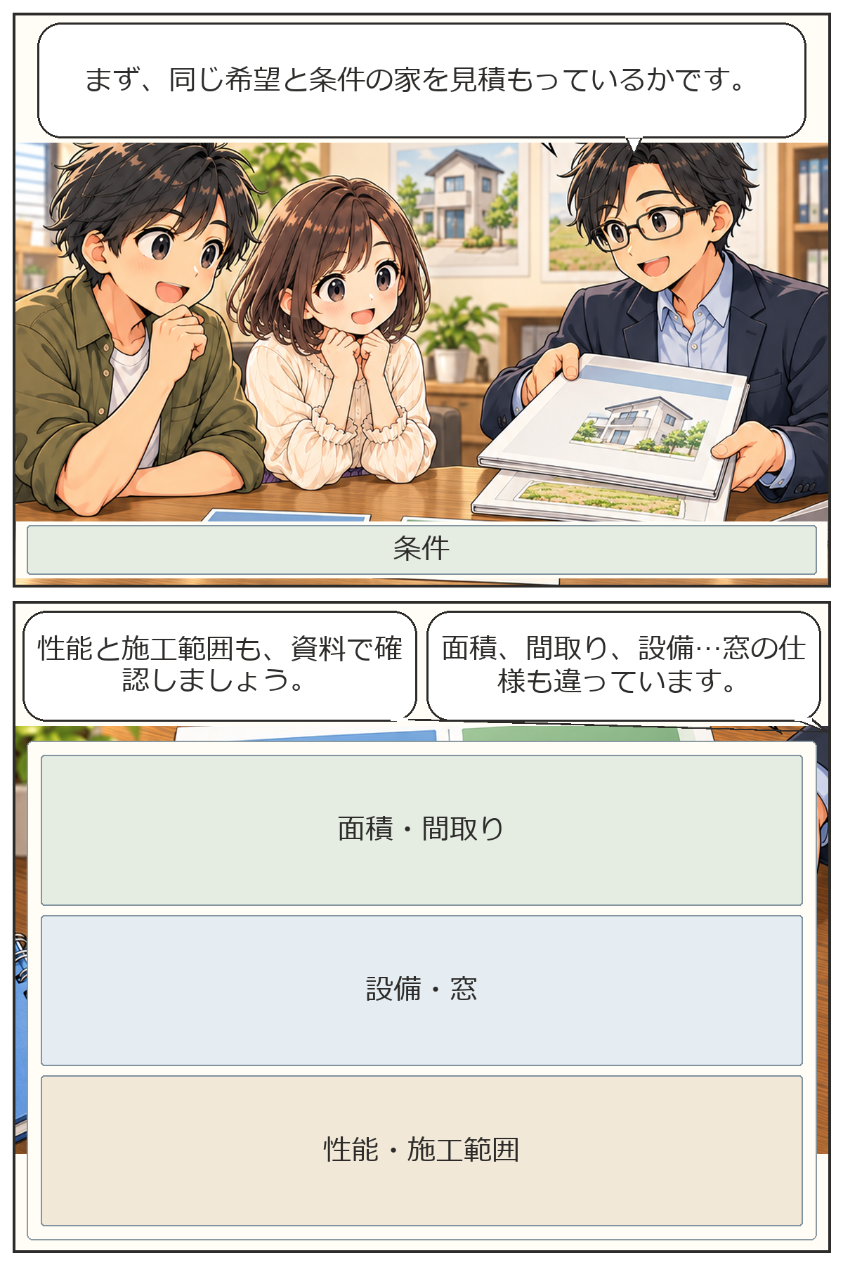 住宅の見積書はどこを比較すればいい?・2ページ目(全7ページ)