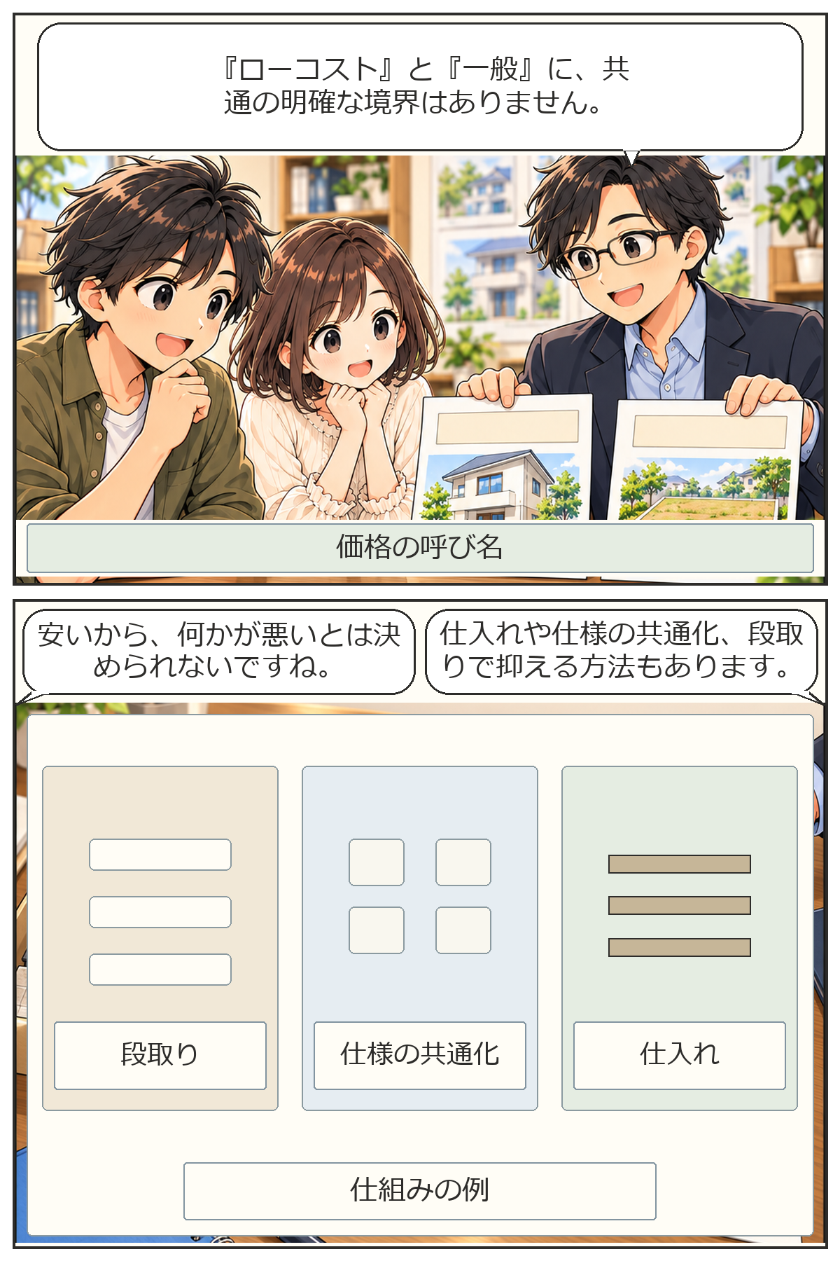ローコスト住宅と一般住宅の価格差・2ページ目(全6ページ)